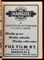 1933 Filmművészeti évkönyv. XIV. évf. Szerk. Lajta Andor, 275 p. Aranyozott egészvászon, rengeteg re...