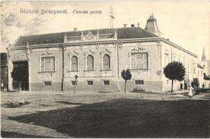 Belényes, Beius; Czordás palota, utcakép / palace, street view (EK)