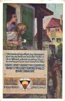 R. Baumbach - Gaudeamus / Deutscher Schulverein 1880. Karte 238. / German art postcard, artist signed (EK)