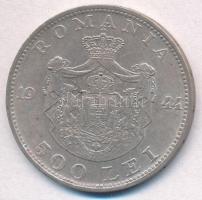 Románia 1944. 500L Ag "I. Mihály" T:2 
Romania 1944. 500 Lei Ag "Mihai I" C:XF
...