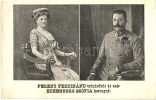 Ferenc Ferdinánd trónörökös és neje Hohenberg Zsófia hercegnő / Archduke Franz Ferdinand of Austria, Sophie, Duchess of Hohenberg