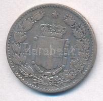Olaszország 1886R 1L Ag "I. Umberto" T:3 
Italy 1886R 1 Lire Ag "Umberto I" C:F