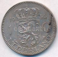Hollandia 1956. 1G Ag "Julianna" T:2 patina 
Netherlands 1956. 1 Gulden Ag "Juliana&...