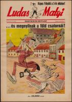 1946 A Ludas Matyi szatirikus hetilap 5 db száma, II. évf. 1-5. számok (33-37.)