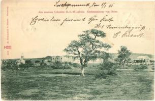 Keetmanshoop, Deutsch-Südwestafrika; von Osten / panorama view from East (EK)