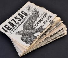 1990 az Igazság 2. évfolyama, számos érdekes írással