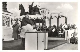 1938 Budapest XXXIV. Nemzetközi Eucharisztikus Kongresszus - 9 db régi képeslap két db Szent László ...