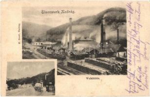 Nadrág, Eisenwerk, Walzhütte / vasgyár, hengermű, E. Beutl kiadása / iron works, rolling mill, factory (EK)