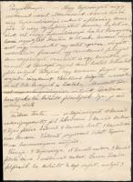 1936 Jákfai Gömbös Ilona (1895-?) saját kézzel írt levele, szerkesztőségnek címezve, érdekes recepte...