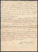 1936 Jákfai Gömbös Ilona (1895-?) saját kézzel írt levele, szerkesztőségnek címezve, érdekes recepte...