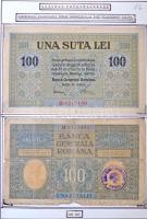 Érdekes darabokban bővelkedő katonai megszállás/szükségpénz gyűjtemény, albumba rendezve (~350db). A...