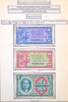 Érdekes darabokban bővelkedő katonai megszállás/szükségpénz gyűjtemény, albumba rendezve (~350db). A...