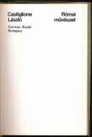 Castiglione László: Római művészet. Bp., 1978, Corvina. Második, bővített kiadás. Kiadói egészvászon...