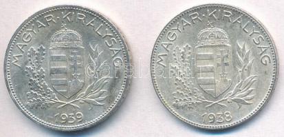 1938. 1P Ag + 1939. 1P Ag T:1-,2 
Adamo P6