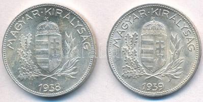 1938. 1P Ag + 1939. 1P Ag T:1-,2 
Adamo P6