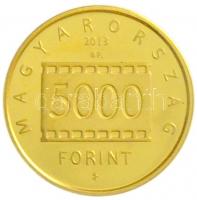 2013. 5000Ft Au "Robert Capa" tanúsítvánnyal (0,52g/0.999) T:P Hungary 2013. 5000 Forint A...