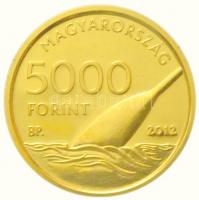 2012. 5000Ft Au "XXX. Nyári Olimpiai Játékok" (0,5g/0.999) T:P Hungary. 5000 Forint "...