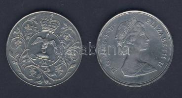 Nagy-Britannia 1977. 25p "Elizabeth" T:BU  + 1981. 25p "Diana és Károly" T:BU