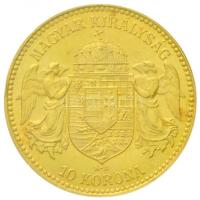 1912KB 10K Au "Ferenc József" (3,37g/0.900) T:2 ph.
/ Hungary 1912KB 10 Korona Au "F...