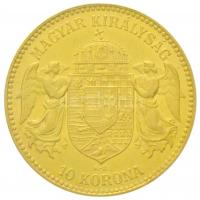 1910KB 10K Au "Ferenc József" (3,35g/0.900) T:2 ph.
/ Hungary 1910KB 10 Korona Au "F...