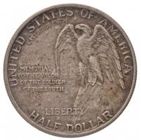 Amerikai Egyesült Államok 1925. 1/2$ Ag "Stone Mountain Memorial" T:2 patina / USA 1925. 1...