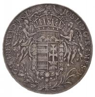 1783B Tallér Ag "II. József" Körmöcbánya (28g) T:2 patina / 
Hungary 1783B Madonnentaler ...