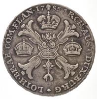 Osztrák Németalföld 1785. Koronatallér Ag "II. József"
 (29,47g) T:2,2- ph., patina / Aus...