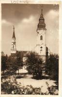 Losonc, Lucenec; Fő tér, templomok / main square, churches Slovakotouru (vágott / cut)
