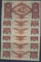 1932. 50P (15x) benne kevés ugrású, ill. egyenetlen sorszámok T:I,I-