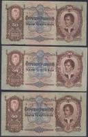 1932. 50P (15x) benne kevés ugrású, ill. egyenetlen sorszámok T:I,I-