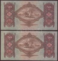 1932. 50P (2x) egymásutáni sorszámmal T:I