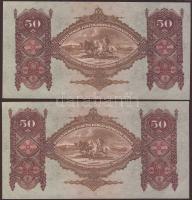 1932. 50P (2x) egymásutáni sorszámmal T:I-