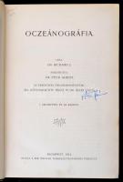 Dr. Richard J.: Oczeánográfia. Fordította Dr. Pécsi Albert. Bp.,1912. Kir. Magyar Természettudományi...