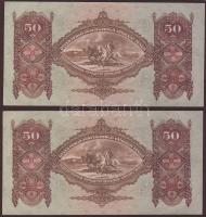 1932. 50P (2x) egymásutáni sorszámmal T:I
