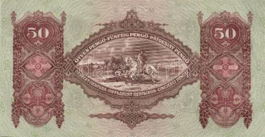 1932. 50P (3x) egymásutáni, ill. kevés ugrású sorszámmal T:I,I-