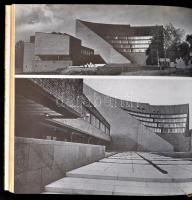 Vámossy Ferenc: Korunk építészete. Bp., 1974, Gondolat. Kiadói egészvászon-kötés, kiadói papír védőb...