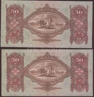 1932. 50P (2x) egymásutáni sorszámmal T:I