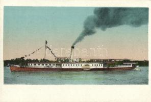 SS Budapest folyami utasszállító gőzhajó / Hungarian passenger steamship (EK)