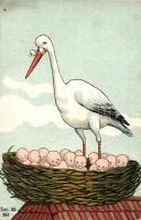 39 db RÉGI motívum képeslap főleg üdvözlő és folklór, vegyes minőség, sok lithoval / 39 pre-1945 mot...