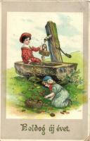 39 db RÉGI motívum képeslap főleg üdvözlő és folklór, vegyes minőség, sok lithoval / 39 pre-1945 mot...