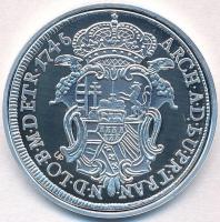 DN "Magyar tallérok utánveretben - Mária Terézia erdélyi tallér 1745" Ag emlékérem tanúsít...