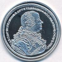 DN "Magyar tallérok utánveretben - Batthyány Károly tallérja 1764" Ag emlékérem tanúsítvánnyal (20g/0.999/38,6mm) T:PP