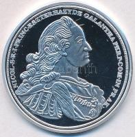 DN "Magyar tallérok utánveretben - Eszterházy Miklós tallérja 1770" Ag emlékérem tanúsítvánnyal (20g/0.999/38,6mm) T:PP