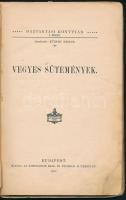 Vegyes sütemények. Szerk, Kürthy Emilné. Bp., 1902. Athenaeum. Kopott kiadói félvászon kötésben.