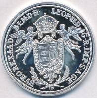 DN "Magyar tallérok utánveretben - II. Lipót tallérja 1790" Ag emlékérem tanúsítvánnyal (2...