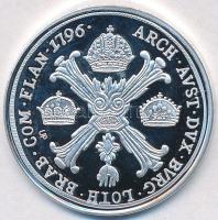 DN "Magyar tallérok utánveretben - I. Ferenc tallérja 1796" Ag emlékérem tanúsítvánnyal (2...