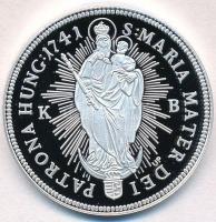 DN "Magyar tallérok utánveretben - Mária Terézia tallérja 1741" Ag emlékérem tanúsítvánnya...