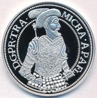 DN "Magyar tallérok utánveretben - Apafi Mihály tallérja 1663" Ag emlékérem tanúsítvánnyal (20g/0.999/38,6mm) T:PP