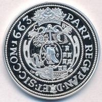 DN "Magyar tallérok utánveretben - Apafi Mihály tallérja 1663" Ag emlékérem tanúsítvánnyal...