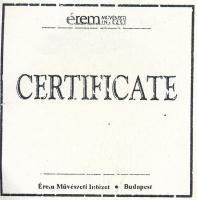 DN "Magyar tallérok utánveretben - I. József tallérja 1709" Ag emlékérem tanúsítvánnyal (2...